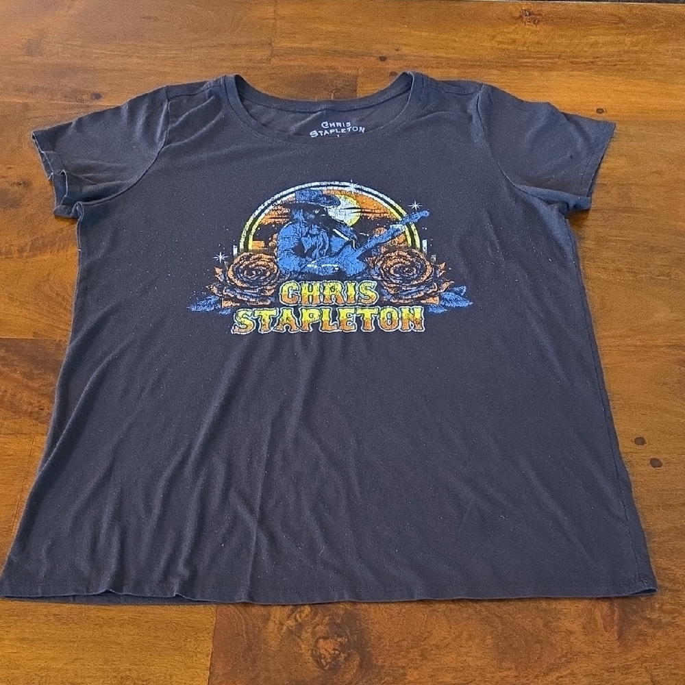 Torrid Chris Stapleton Gray Graphic T-shirt Size 1X